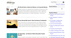 Desktop Screenshot of debatewise.org